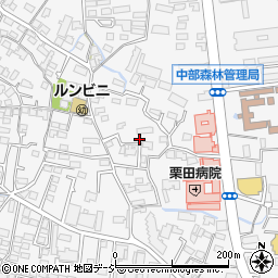 長野県長野市栗田625-2周辺の地図