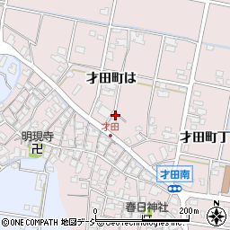 石川県金沢市才田町は周辺の地図