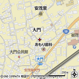 長野県長野市安茂里1219周辺の地図