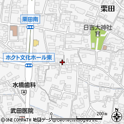 長野県長野市栗田530周辺の地図
