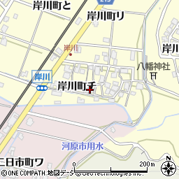 石川県金沢市岸川町チ21周辺の地図