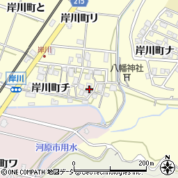 石川県金沢市岸川町チ33周辺の地図