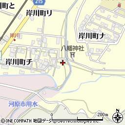 石川県金沢市岸川町チ50周辺の地図