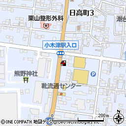 ＥＮＥＯＳ小木津ＳＳ周辺の地図