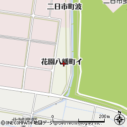 石川県金沢市花園八幡町イ周辺の地図