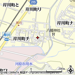 石川県金沢市岸川町チ34周辺の地図