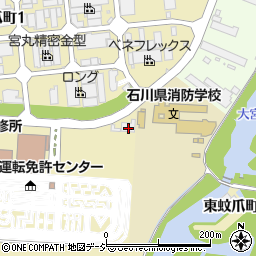 石川県金沢市東蚊爪町2丁目周辺の地図