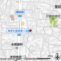 長野県長野市栗田527周辺の地図