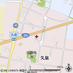 富山県砺波市久泉147周辺の地図
