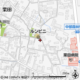長野県長野市栗田610周辺の地図