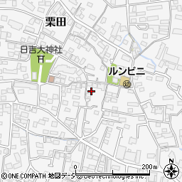 長野県長野市栗田592周辺の地図