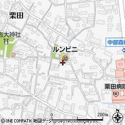 長野県長野市栗田608周辺の地図