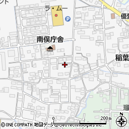 長野県長野市稲葉2410-1周辺の地図