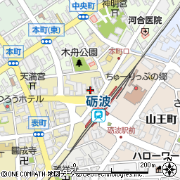 砺波信用金庫砺波支店周辺の地図