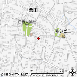長野県長野市栗田574周辺の地図