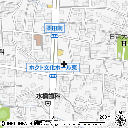 長野県長野市栗田1807周辺の地図