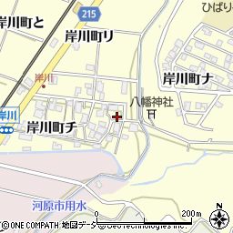 石川県金沢市岸川町チ38周辺の地図