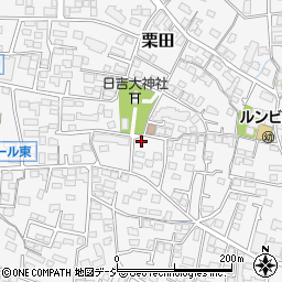 長野県長野市栗田558周辺の地図