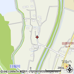 栃木県宇都宮市下田原町1136周辺の地図