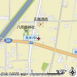 富山県砺波市矢木195周辺の地図
