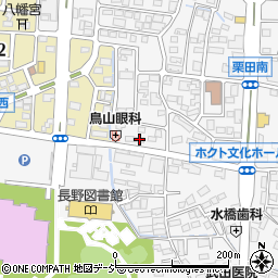 長野県長野市栗田1746周辺の地図