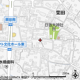 長野県長野市栗田542周辺の地図
