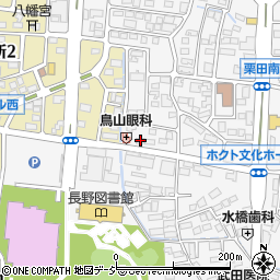 長野県長野市栗田1747周辺の地図