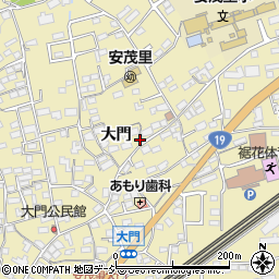 長野県長野市安茂里1204-1周辺の地図