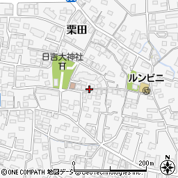 長野県長野市栗田474-4周辺の地図