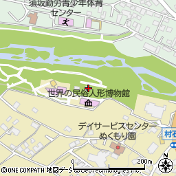 須坂市歴史的建物園周辺の地図