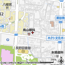長野県長野市栗田1736周辺の地図