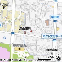 長野県長野市栗田1738周辺の地図