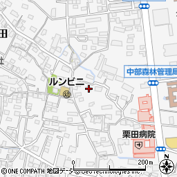 長野県長野市栗田640-2周辺の地図