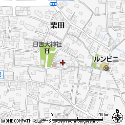 長野県長野市栗田475-1周辺の地図