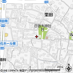 長野県長野市栗田487-1周辺の地図