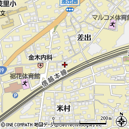 長野県長野市安茂里1824周辺の地図