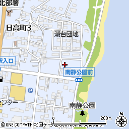 茨城県日立市日高町3丁目15周辺の地図