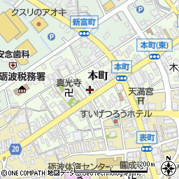矢木屋呉服店周辺の地図