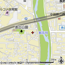 長野県長野市安茂里1858周辺の地図