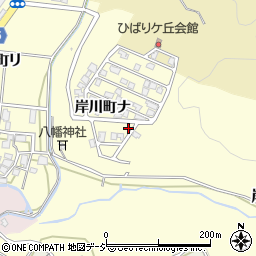 石川県金沢市岸川町ヲ周辺の地図