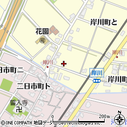 石川県金沢市岸川町へ周辺の地図