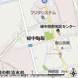 富山県富山市婦中町堀周辺の地図