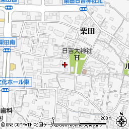 長野県長野市栗田489周辺の地図