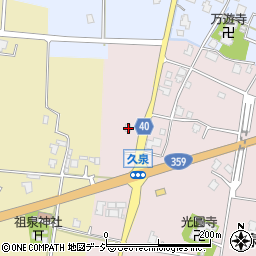 富山県砺波市久泉220周辺の地図