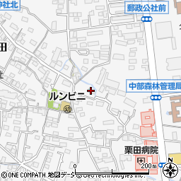 長野県長野市栗田645周辺の地図