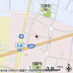 富山県砺波市久泉160周辺の地図