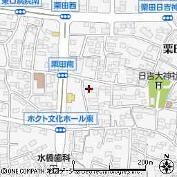 栗田テラスハウス周辺の地図