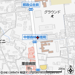 長野県長野市栗田800周辺の地図