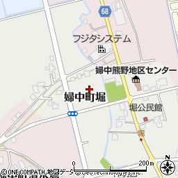 消防機関　富山市消防団婦中方面団熊野分団周辺の地図