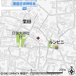 長野県長野市栗田444周辺の地図